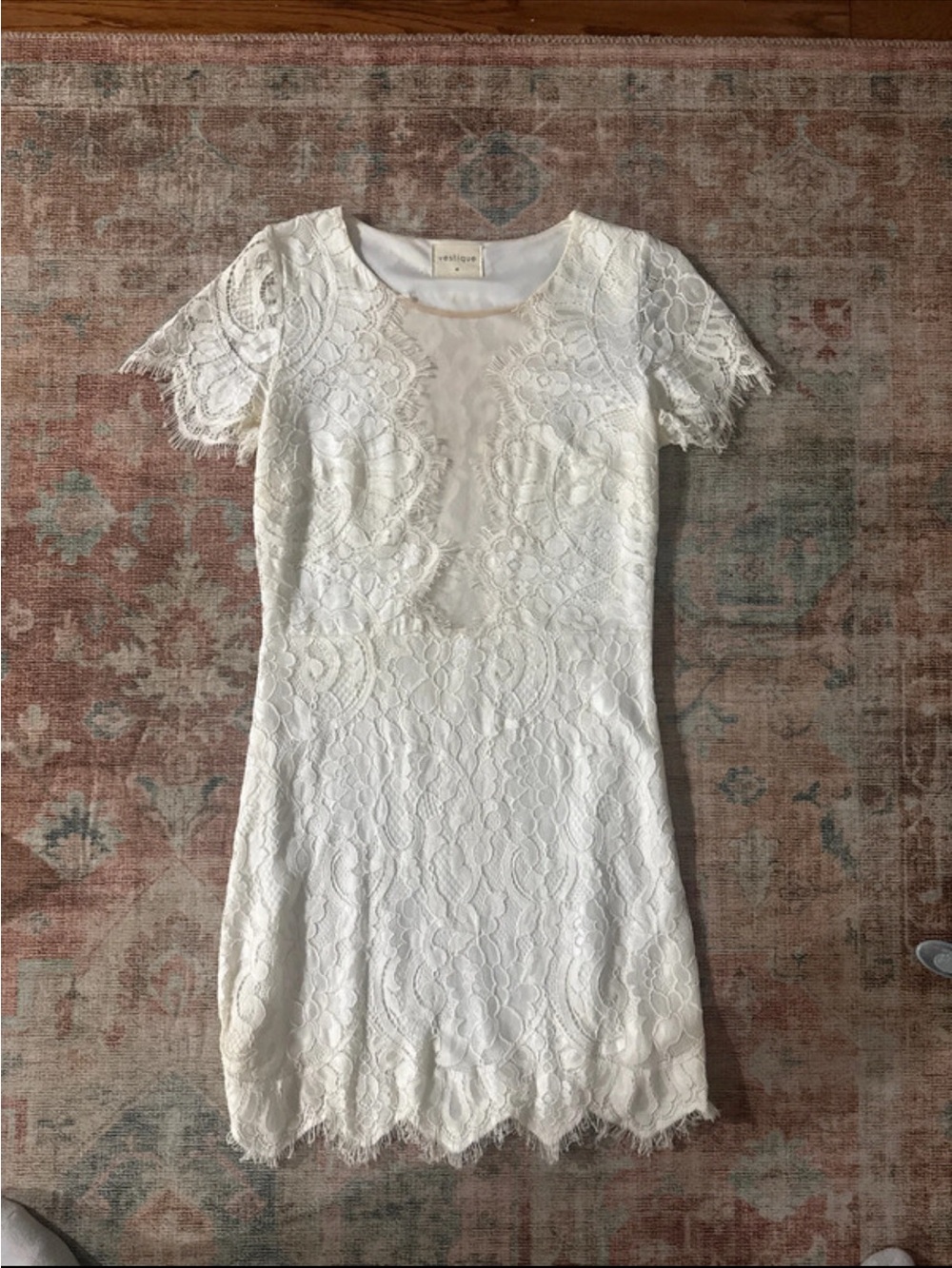 vestique Cream Lace dress